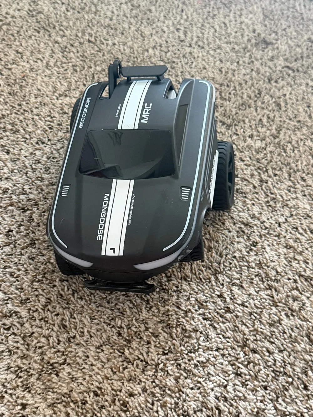 Sharper Image Mongoose RC Car and Controller in Black and White
